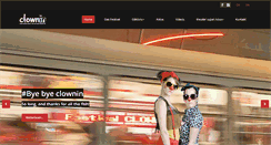 Desktop Screenshot of clownin.at